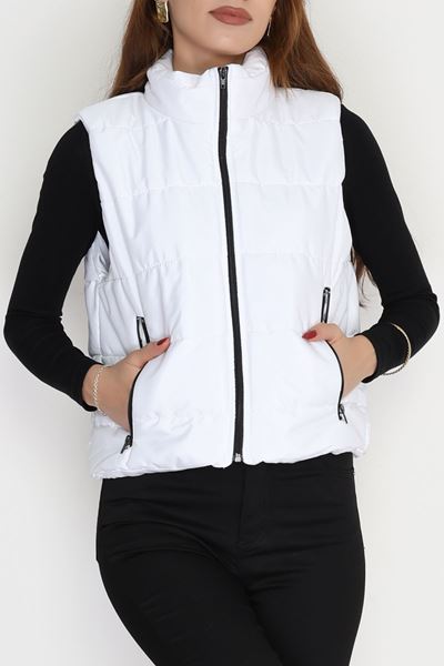 Astarlı Şişme Yelek Beyaz - 51010.147.