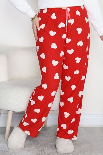 Battal Süet Tek Alt Kırmızıbeyaz - 167.1287.