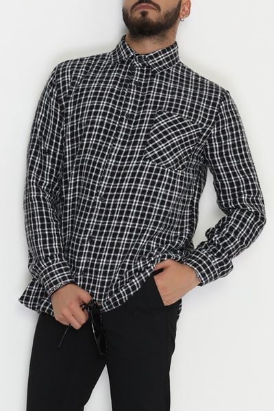 Oduncu Erkek Gömlek Siyahbeyaz - 42571.147.