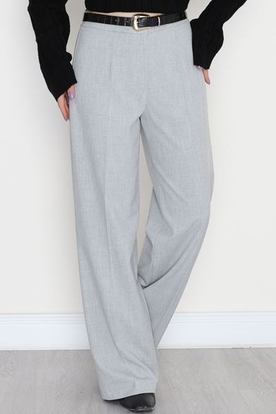 Poliviskon Palazzo Pantolon Açıkgri - 51024.1779.