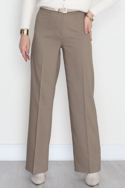 Poliviskon Palazzo Pantolon Açıkhaki - 51024.1779.