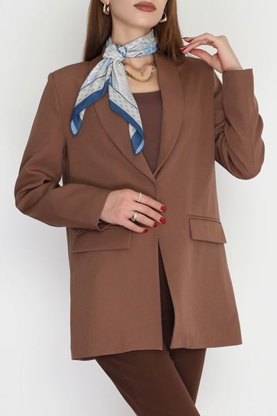 Desenli Şal İndigo - 31478.2104.