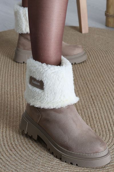 5 Cm Topuklu Bot Süetvizon - 42450.264.