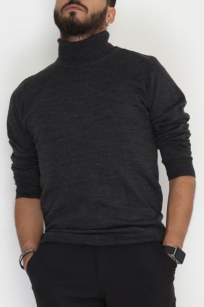 Tam Balıkçı Erkek Triko Sweat Antrasit - 42531.2052.