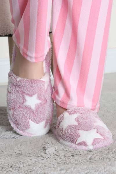 Peluş Ev Terliği Lila - 31565.264.