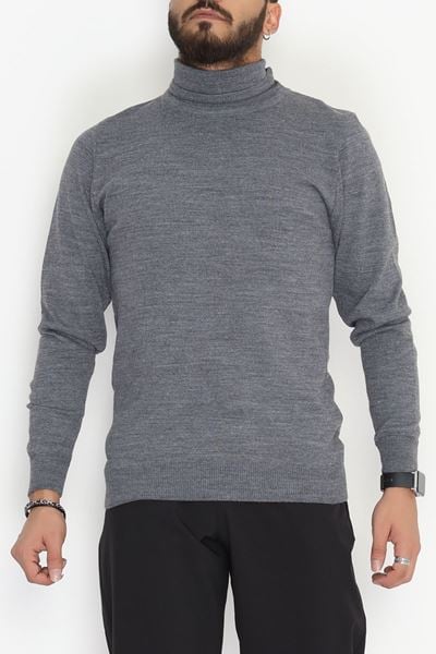 Tam Balıkçı Erkek Triko Sweat Gri - 42531.2052.