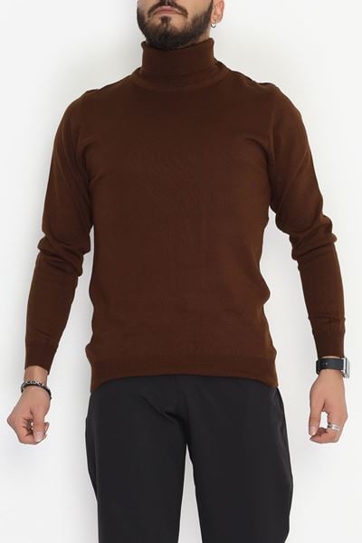 Tam Balıkçı Erkek Triko Sweat Kahve - 42531.2052.