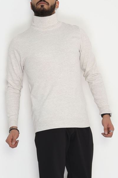 Tam Balıkçı Erkek Triko Sweat Bej - 42531.2052.