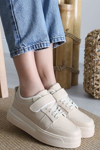 Günlük Spor Ayakkabı Bej - 42433.2082.