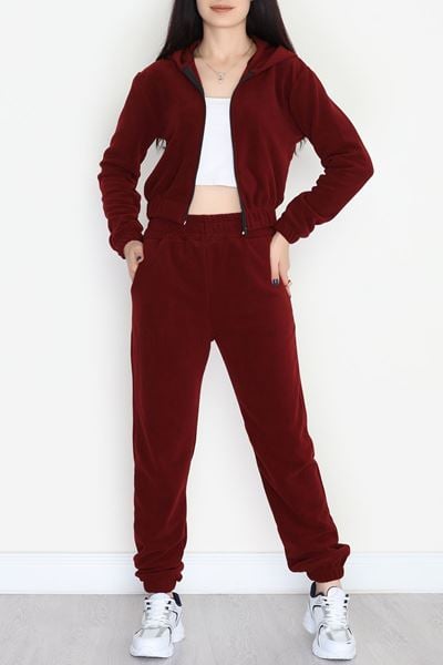 Polar Fermuarlı Eşofman Takımı Bordo - 50999.053.