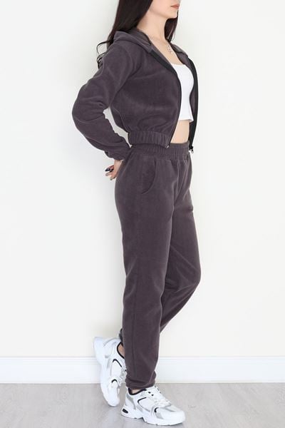 Polar Fermuarlı Eşofman Takımı Füme - 50999.053.