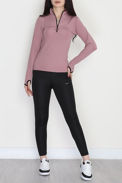 Olita Baskılı Parmak Geçmeli Dalgıç Takım Gülkurusu - 42292.1301.