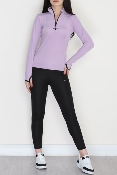 Olita Baskılı Parmak Geçmeli Dalgıç Takım Lila - 42292.1301.