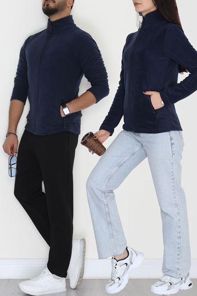 Unisex Polar Ceket Lacivert - 51002.053.