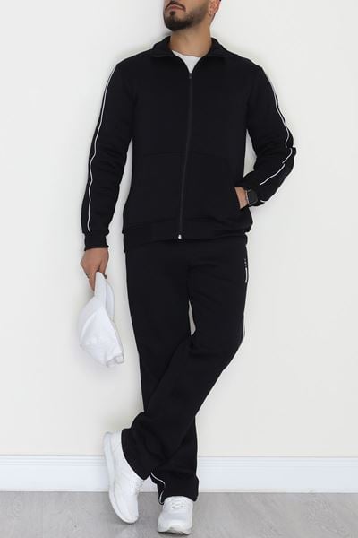 3 İplik Şardonlu Erkek Eşofman Takımı Lacivert - 42562.1937.