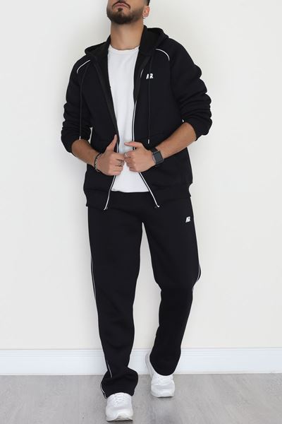 3 İplik Şardonlu Erkek Eşofman Takımı Lacivert - 42564.1937.