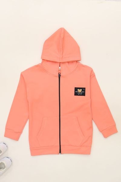 3-7 Yaş Çocuk Ayıcık Detaylı Sweat Narçiçeği - 624493.1576.