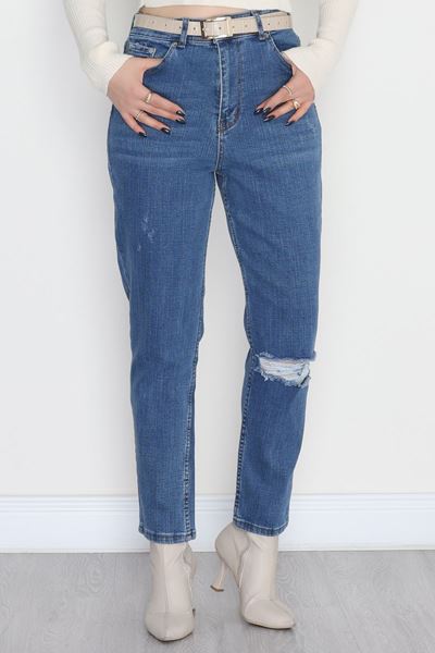 Mom Kot Pantolon Mavi9 - 18966.1431.