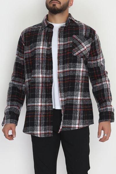 Oduncu Erkek Gömlek Siyahkırmızı - 42571.147.