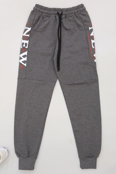 8-16 Yaş 2 İplik Likralı Eşofman Altı Füme - 42184.2066.