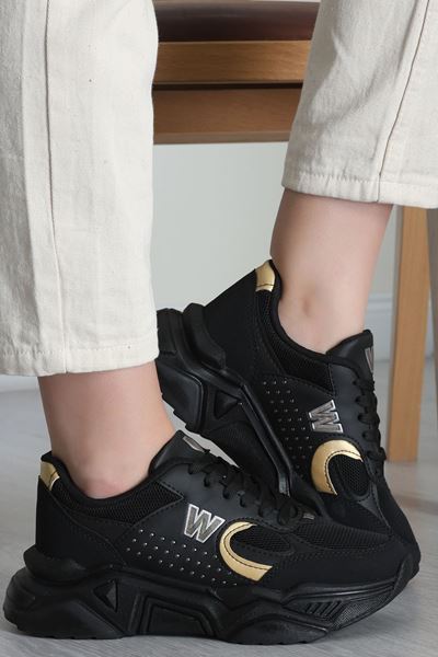 Günlük Spor Ayakkabı Siyahgold - 31352.2082.