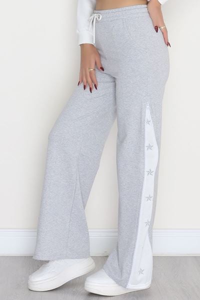 Fermuarlı Eşofman Altı Gri - 50748.1005.