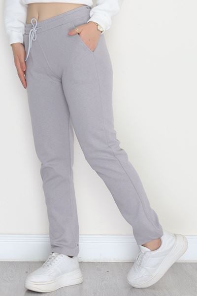 Double Face Kumaş Eşofman Altı Dumangri - 40554.1431.