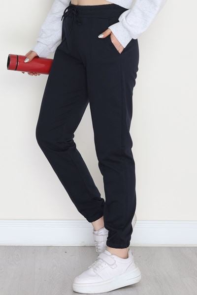 Paça Lastikli Çımalı Eşofman Altı Lacivert - 40760.1431.