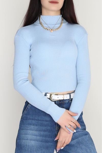 Yarım Balıkçı Yaka Triko Bebemavi - 4049.2043.