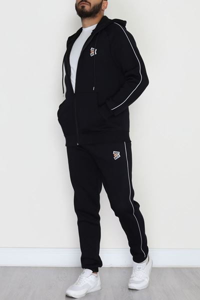 3 İplik Şardonlu Erkek Eşofman Takımı Lacivert - 42565.1937.