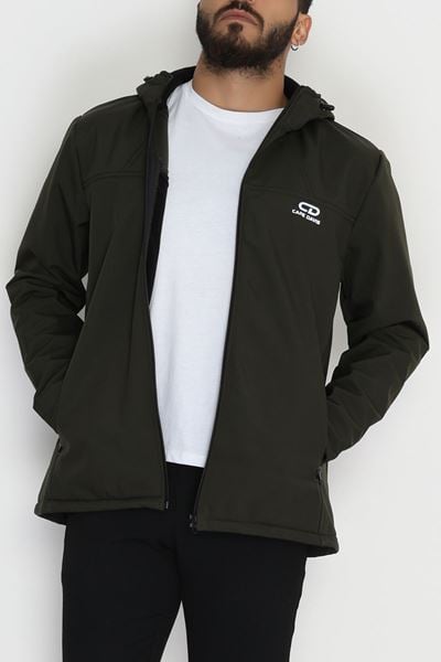 Softshell Su Geçirmez Erkek Mont Haki - 42623.2014.
