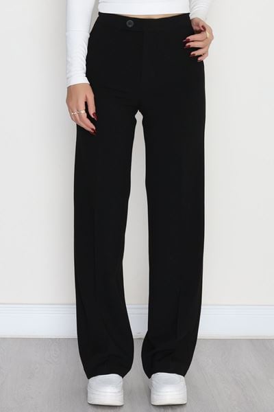 Dokuma Kumaş Pantolon Siyah - 42649.1871.