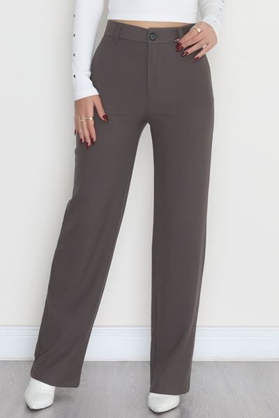 Dokuma Kumaş Pantolon Koyuvizon - 42649.1871.