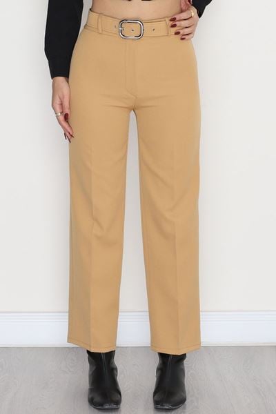 Kemerli Palazzo Pantolon Hardal - 24194.1397.