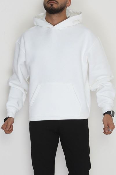 3 İplik Erkek Sweat Ekru - 42651.1871.