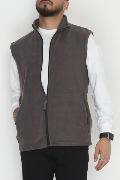 Tüylenmeyen Erkek Polar Yelek Antrasit - 42599.1937.