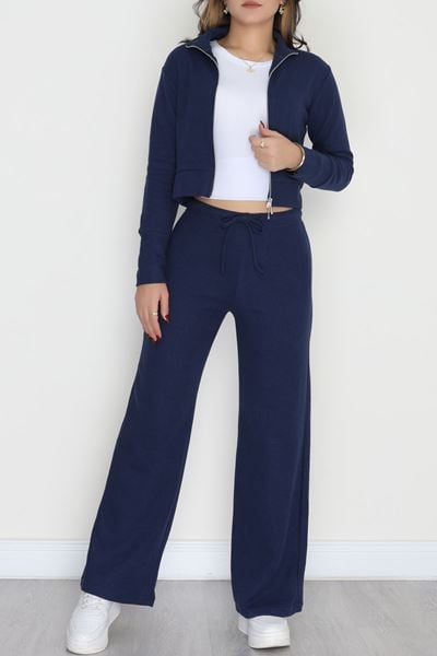 Çift Fermuarlı Selanik İkili Takım Lacivert - 42640.1567.