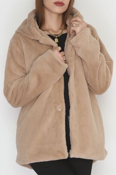 Astarlı Yumoş Mont Sütlükahve - 20004.1839.