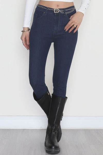 Dar Paça Kot Pantolon Koyumavi - 31593.2112.