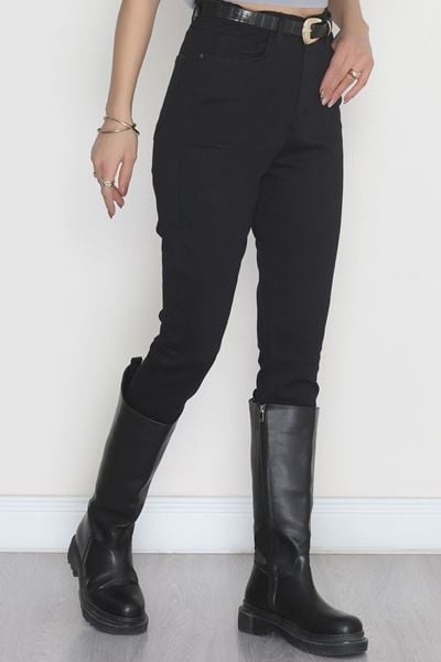 Dar Paça Kot Pantolon Siyah1 - 31593.2112.