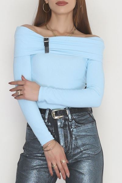 Madonna Yaka Kemer Detaylı Bluz Bebemavi - 4323.1595.