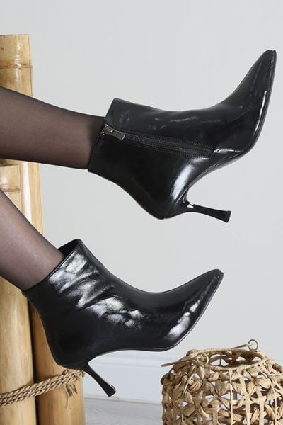 8 Cm Topuklu Bot Siyahderi - 42658.264.