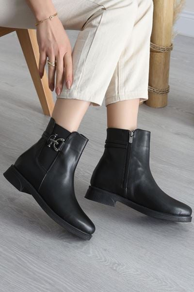 3 Cm Topuklu Bot Siyahderi - 42666.264.