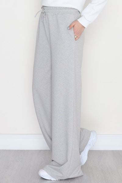 2 İplik Eşofman Altı Gri - 52027.1857.