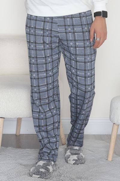 Erkek Süprem Cepsiz Pijama Altı İndigo - 42671.1952.