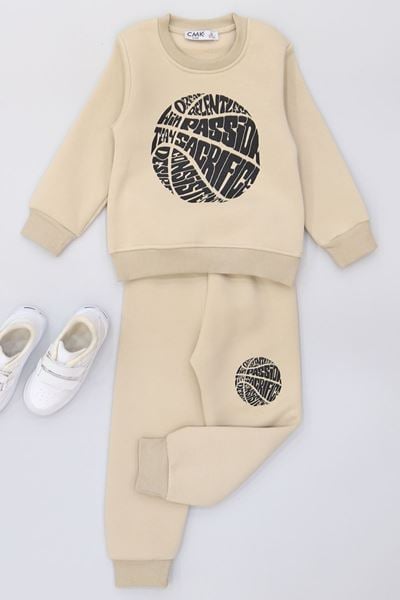 3-7 Yaş 3 İplik Şardonlu İkili Takım Taş - 50805.1867.