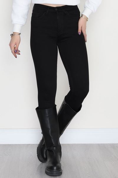 Dar Paça Kot Pantolon Siyah1 - 42683.1836.