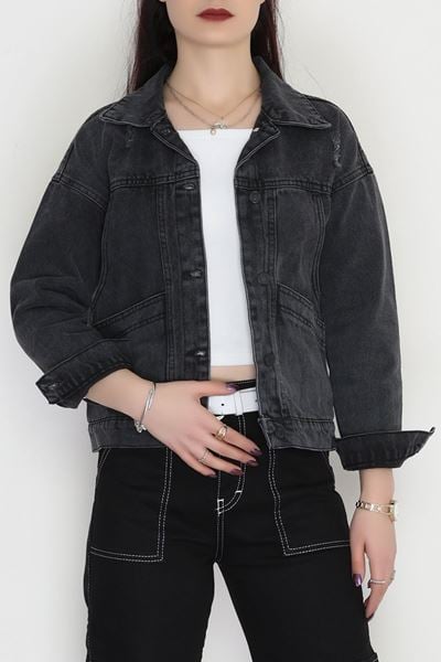 Oversize Kot Ceket Füme1 - 42675.1836.