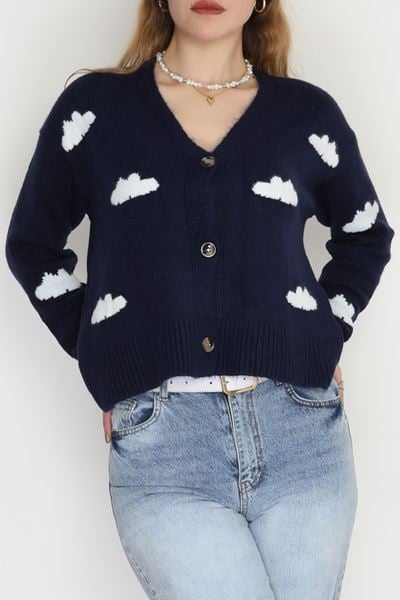 Şardonlu Düğmeli Hırka Lacitaş - 31059.1766.