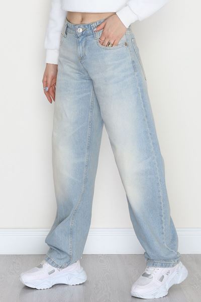 Baggy Kot Pantolon Tintyıkama - 31636.1899.